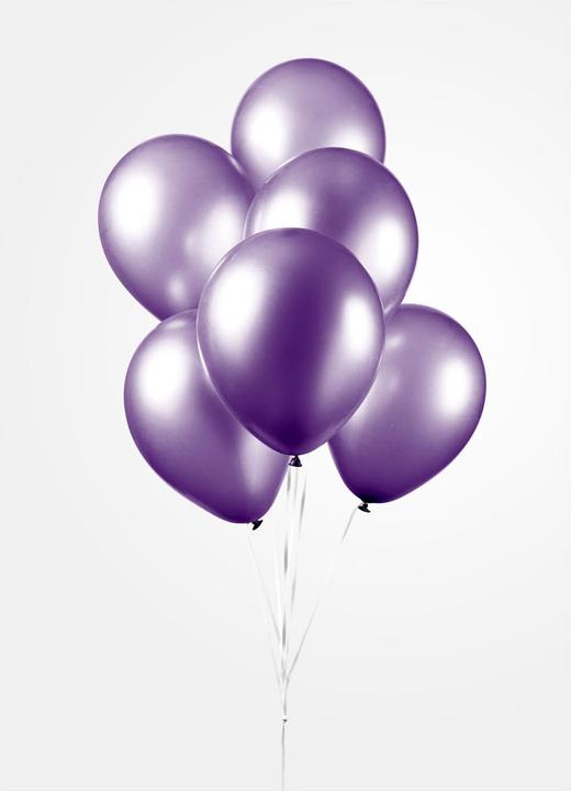 Actual product image Globos Europe Balloons Metallic Purple 30cm, 10pcs. (10 x)