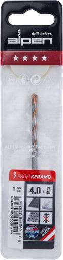 Actual product image Alpen Ceramic drill (4 millimetres)