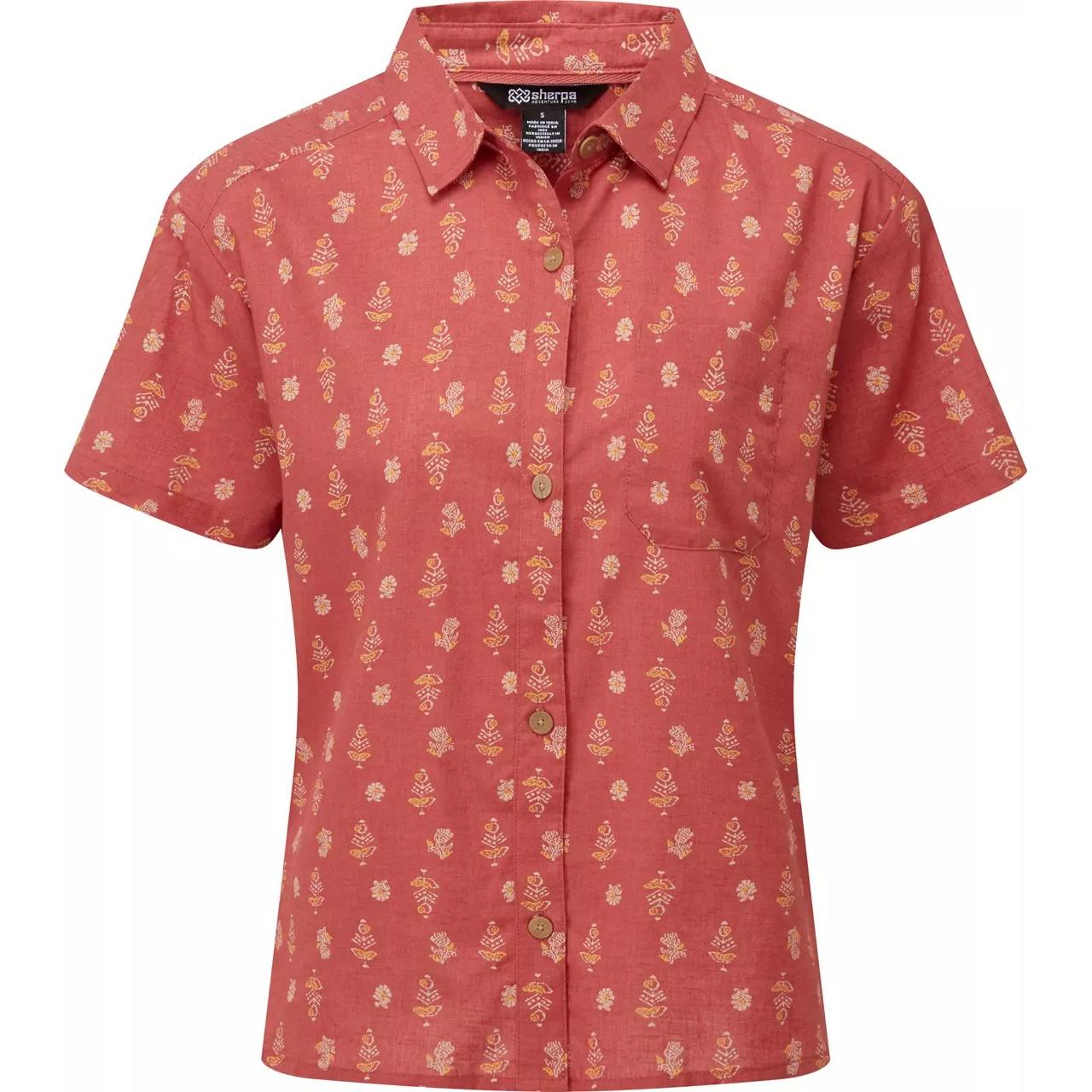 Sherpa Adventure Gear, Damen, Hemd, Jaya Camp Shirt Women, Rosa, (M)