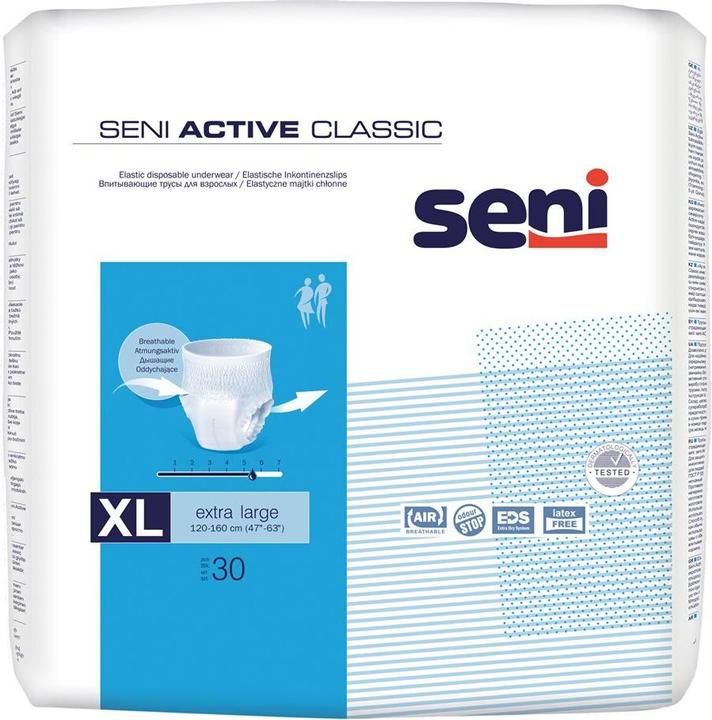 Actual product image Seni Active Classic disposable pants breathable waist 120-160cm 5.5 drops (30 x, Large plus)