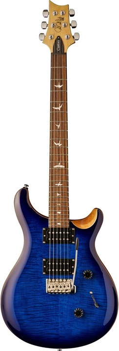 Produktbild PRS SE Custom 24 - Faded Blue Burst (E-Gitarre, Maple, Beveled Maple Top with Flame Maple Veneer, mahogany, Rosewood)