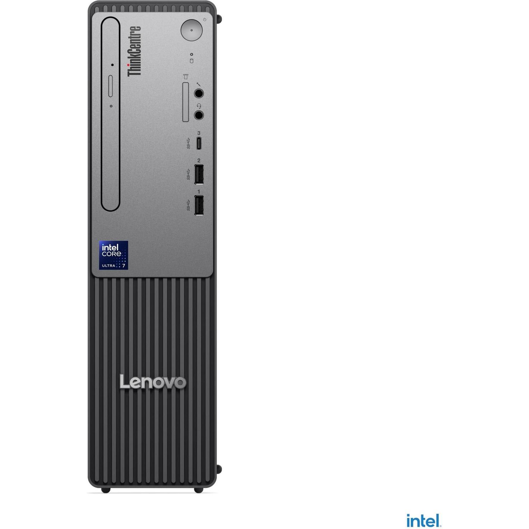 Lenovo ThinkCentre neo 50s Gen 6 (512 GB, 16 GB, Intel Core Ultra 5 225), PC, Schwarz