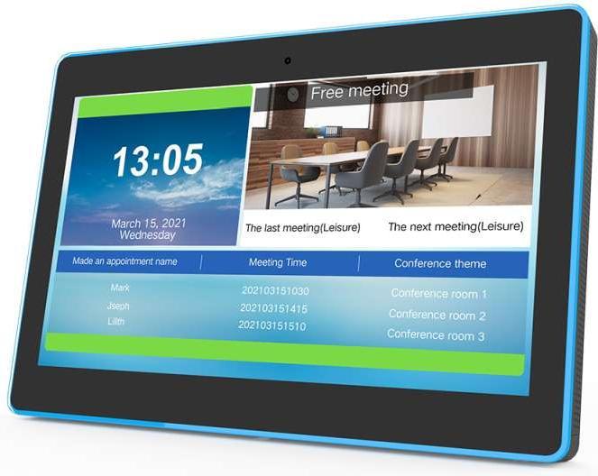 Produktbild Allnet Meetingraum RGB LED Tablet 13 Zoll RK3399 Android 10 und NFC/RFID (4G, 13", 2.05 GB, Schwarz)