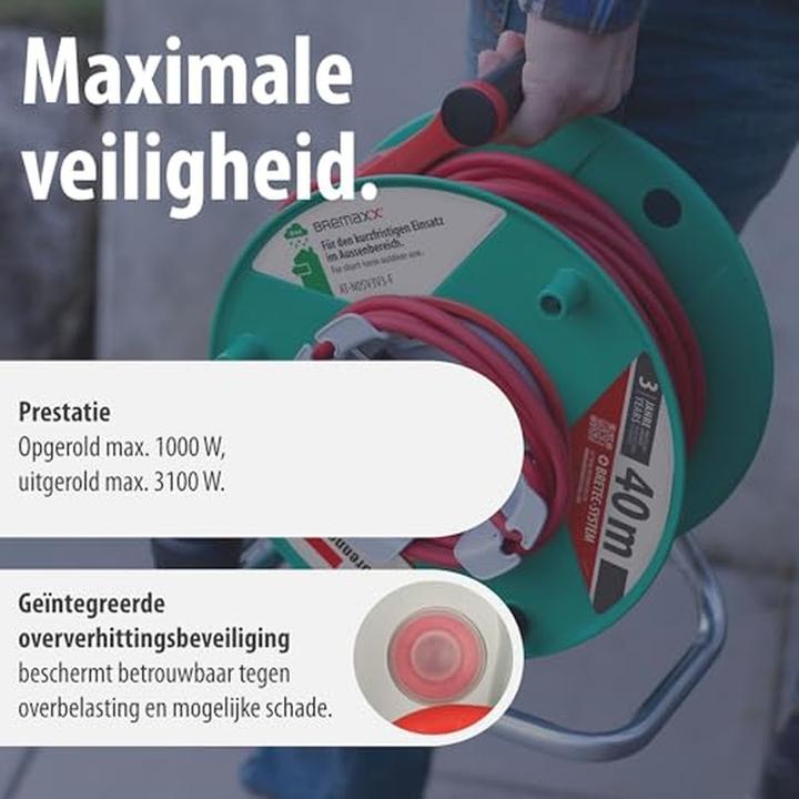 Actual product image Brennenstuhl Cable drum Garant Bretec 290 (38 m, 3 mm²)