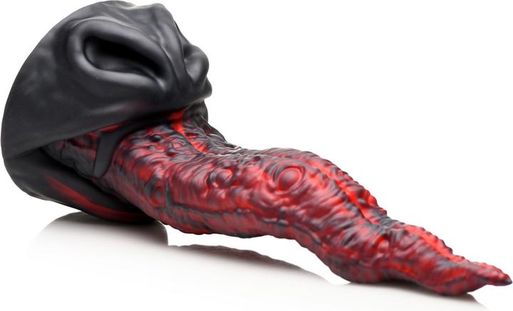 Immagine prodotto XR Dragon Tongue - Silicone Dildo - Red/Black