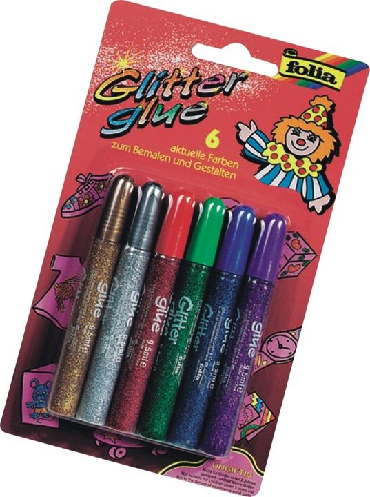Actual product image Folia Glitter Glue 6er (93 g, 9.50 ml)