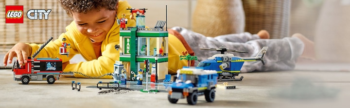 Immagine prodotto LEGO Rapina in banca con inseguimento in auto (60317, LEGO City)