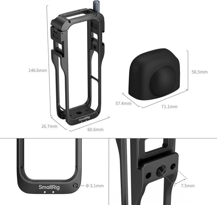 Image du produit SmallRig Cage für Insta360 X5 (Cage)