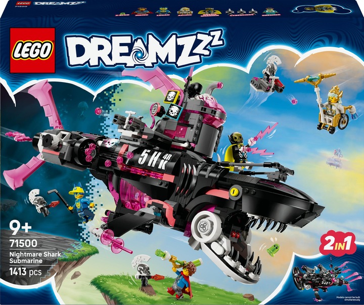 Actual product image LEGO Albtraumhai-U-Boot (71500, LEGO Dreamzzz)