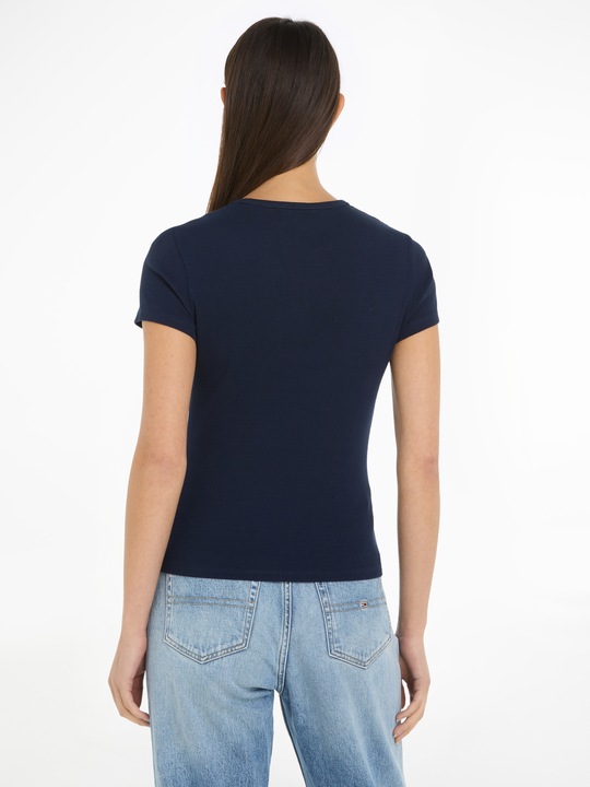 Produktbild Tommy Jeans Tjw Slim Essential Rib Ss Ext (M)