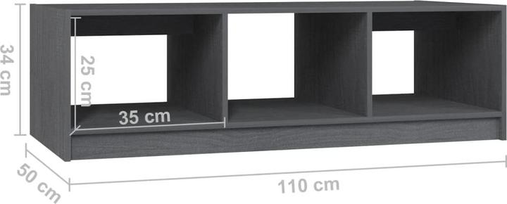 Image du produit vidaXL Couchtisch (50 x 110 x 34 cm)