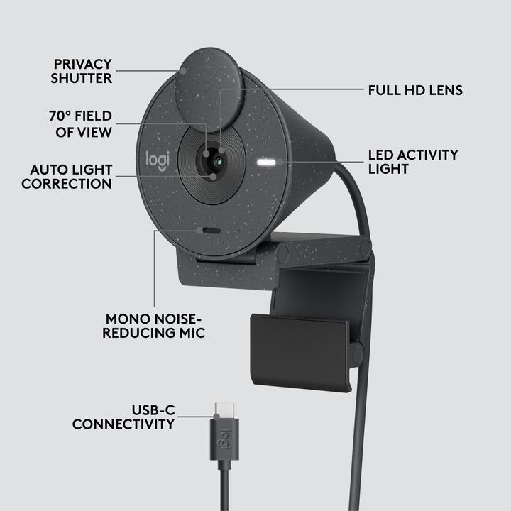 Actual product image Logitech Brio 300 (2 Mpx)