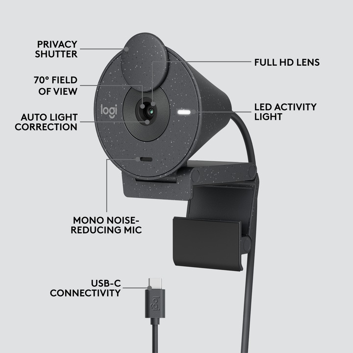 Actual product image Logitech Brio 300 (2 Mpx)