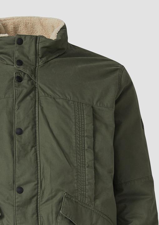Produktbild s.Oliver Wattierte Utility-Jacke mit Stehkragen