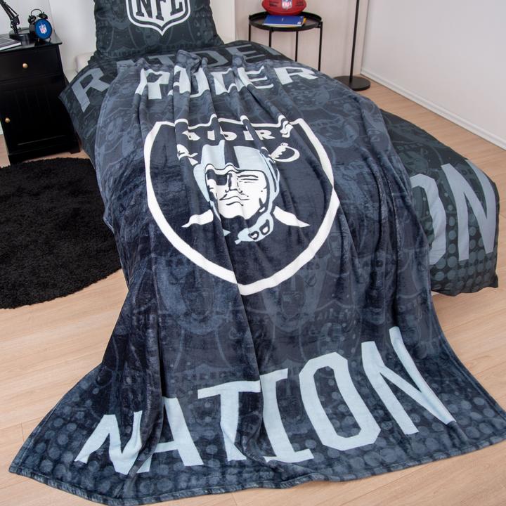 Image du produit NFL Couverture Raiders Wellsoft (200 x 150 cm)