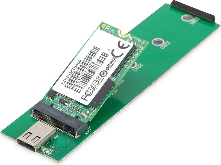 Actual product image Digitus Ext.SSD Enclosure, M.2-USB 3.1 (M.2 2230, M.2 2242, M.2 2260, M.2 2280)