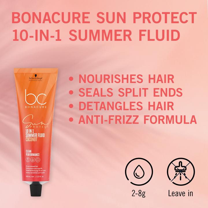 Actual product image Schwarzkopf Sun Protect 10-in-1 (Sun lotion, Up to SPF 10, 100 ml)
