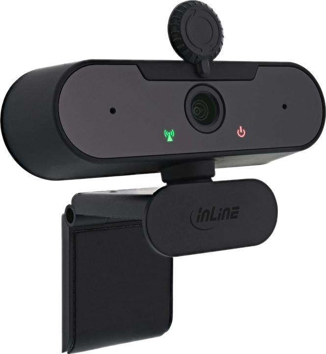 InLine ® Webcam FullHD 1920x1080/30Hz with autofocus, USB-A connection cable (2.10 Mpx)