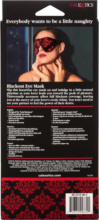 Produktbild CalExotics Scandal Blackout Eyemask
