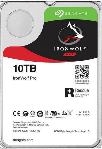 Productafbeelding Seagate IronWolf Pro (10 TB, 3.5", CMR)