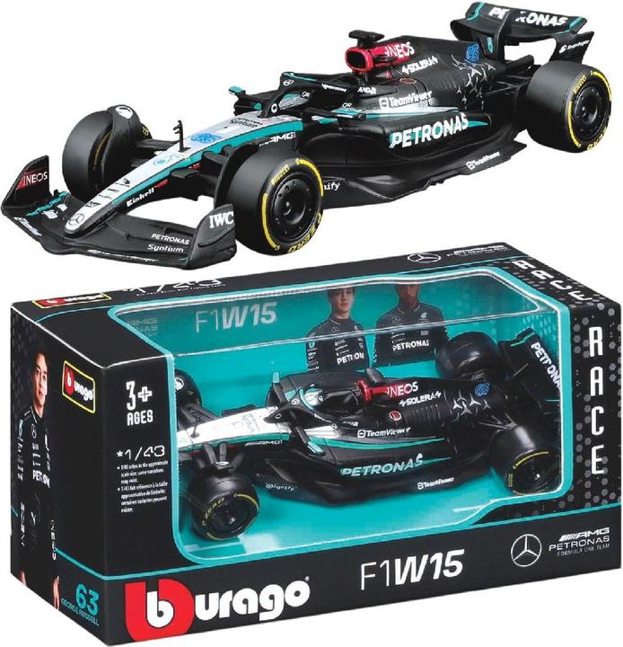 Produktbild Bburago Mercedes Russel 1:43 2024