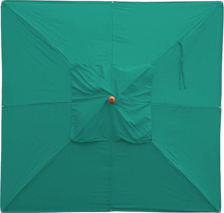 Image du produit Swisshandel24 Gastronomie Parasol en bois, Parasol de jardin, Polyester/bois 14kg, carré 3x3m corde antichoc - b (3 m)