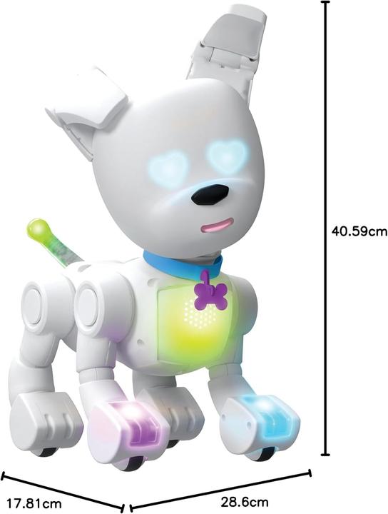 Actual product image Bizak Interactive Robot Dog with Voice Recognition, Tail Messages, and Customizable Colors