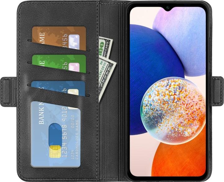 Actual product image Screenguard CardLounge Samsung Galaxy A14 5G Leather Case (Samsung Galaxy A14 5G)