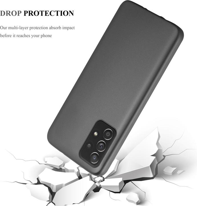 Image du produit Cadorabo TPU Matt Metallic Cover (Samsung Galaxy A52, Samsung Galaxy A52 5G, Samsung Galaxy A52s 5G)