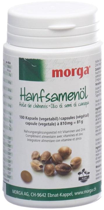 Produktbild Morga Hanfsamenöl Vegicaps (1 Stk., Kapseln, 80 g)