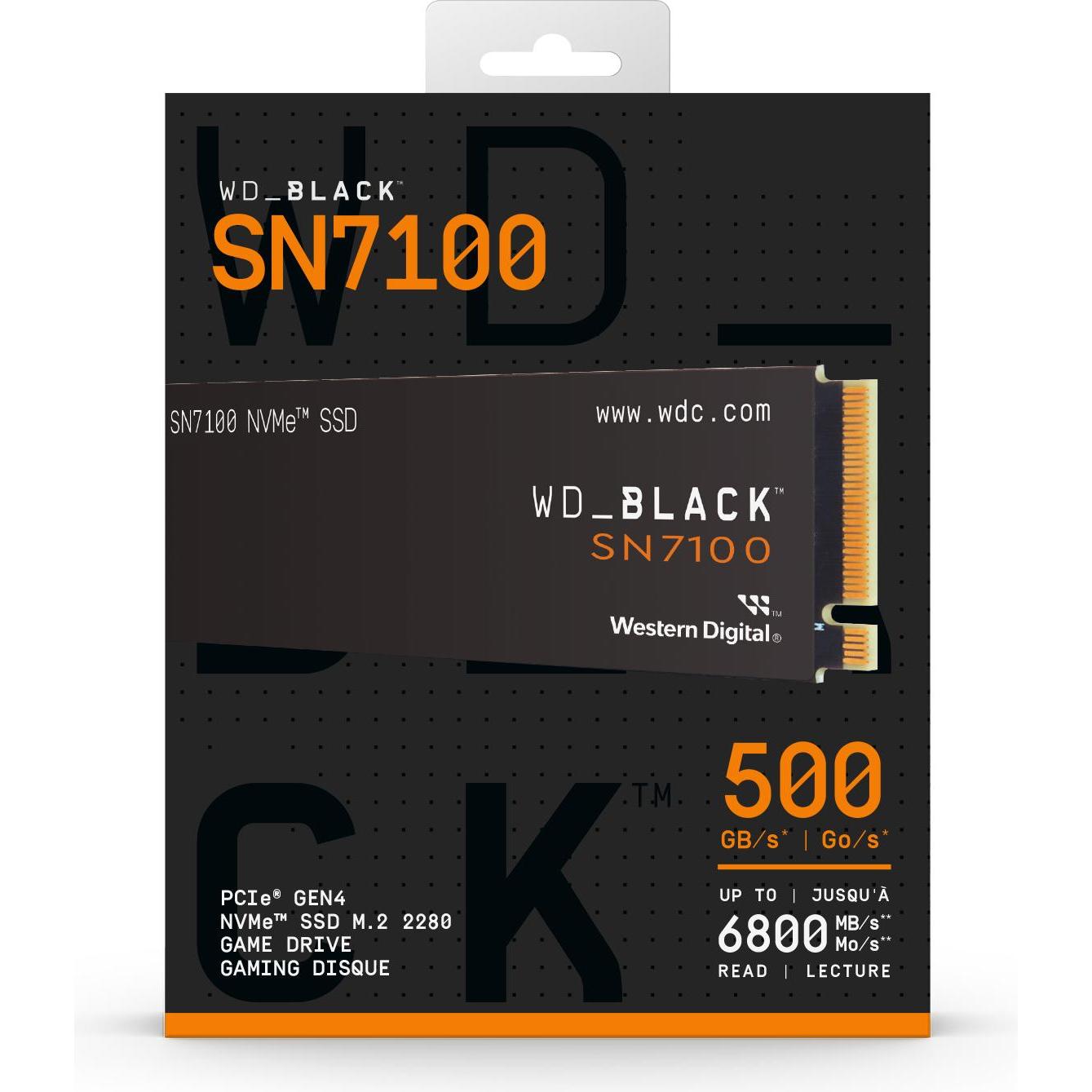 SanDisk Black SN7100 Retail (500 GB, 2.5"), SSD