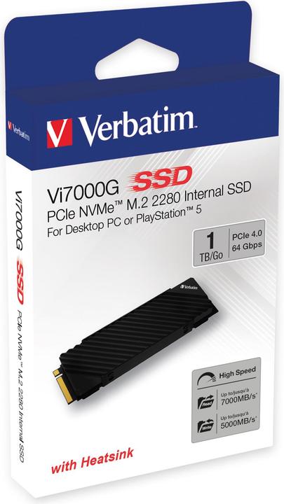 Actual product image Verbatim Vi7000G (1000 GB, M.2 2280)