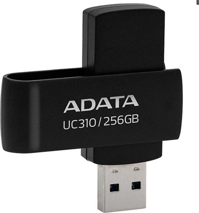 Actual product image Adata UC310 256GB (black, USB-A 3.2 Gen 1) (256 GB, USB-A)