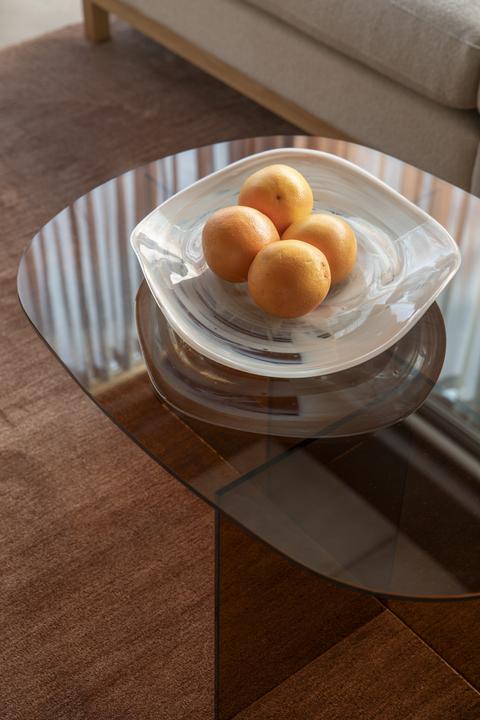 Image du produit Zuiver Coffee Table Linea Brown (60 x 80 x 40 cm)