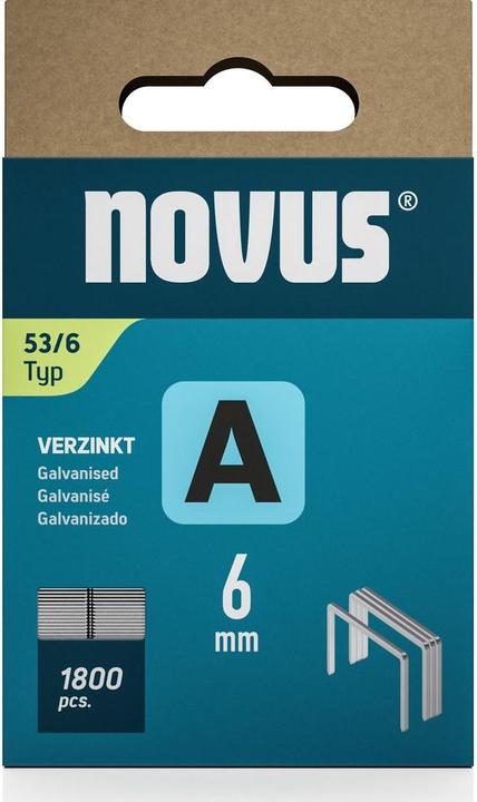 Actual product image Novus Fine wire staples