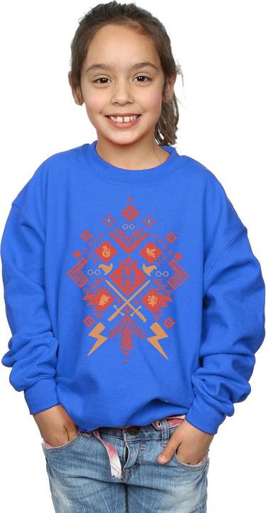Produktbild Christmas Fair Isle Sweatshirt Mädchen (152, 158)