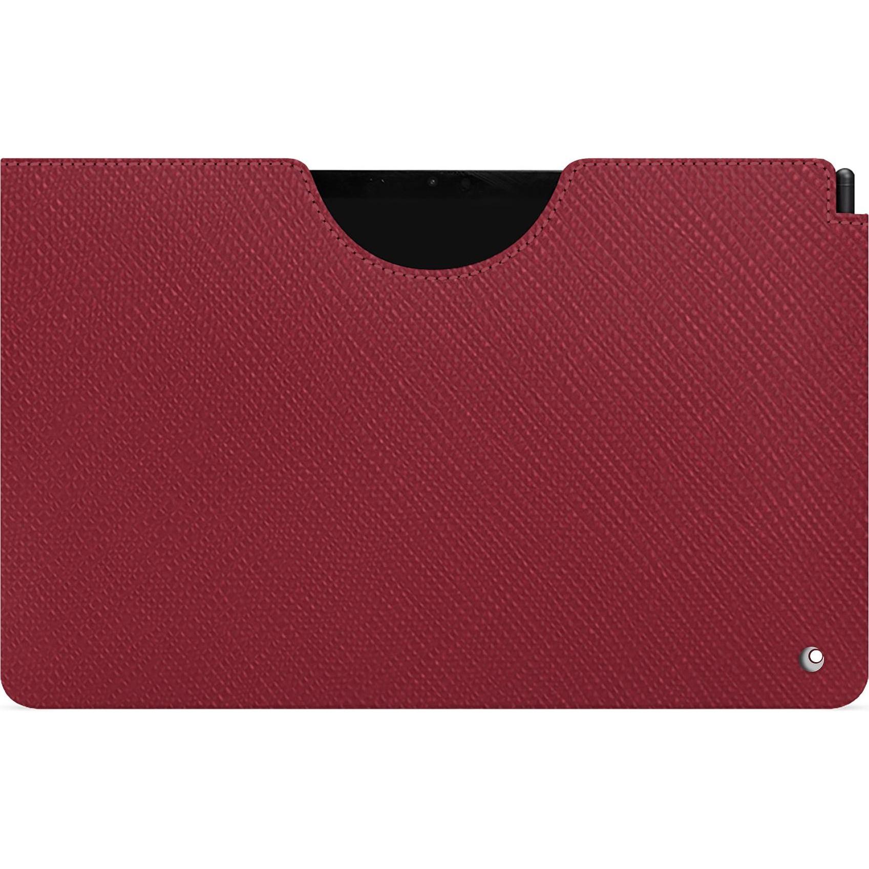 Noreve Lederschutzhülle (Galaxy Tab S9+), Tablet Hülle, Rot