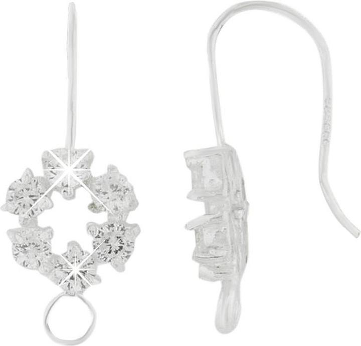 Immagine prodotto Leyda Uncinetto con boucle d'oreille e zirconi