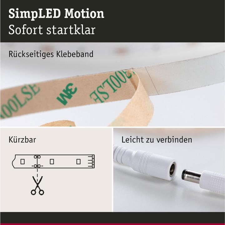 Image du produit Paulmann Mouvement SimpLED (Multicolore, 504 cm, Intérieur)