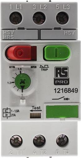 Produktbild RS PRO MS32-1,6 Motor Protection Switch