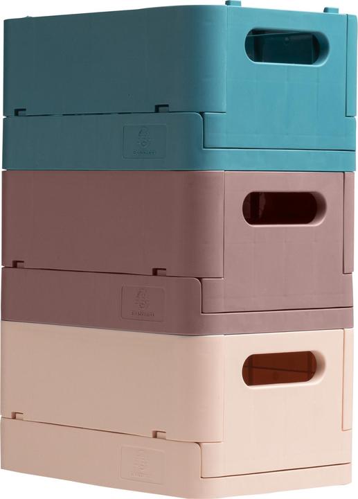 Actual product image Exacompta Boîte pliable The Smart Case mini Skandi - Bleu Pacifique