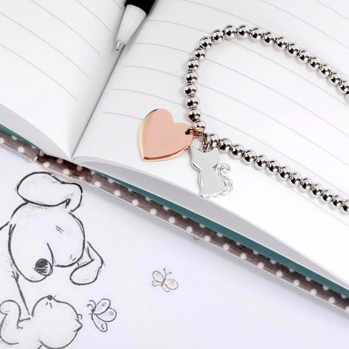 Produktbild La Petite Story Dog & Kitty Armband (17 cm, Edelstahl)