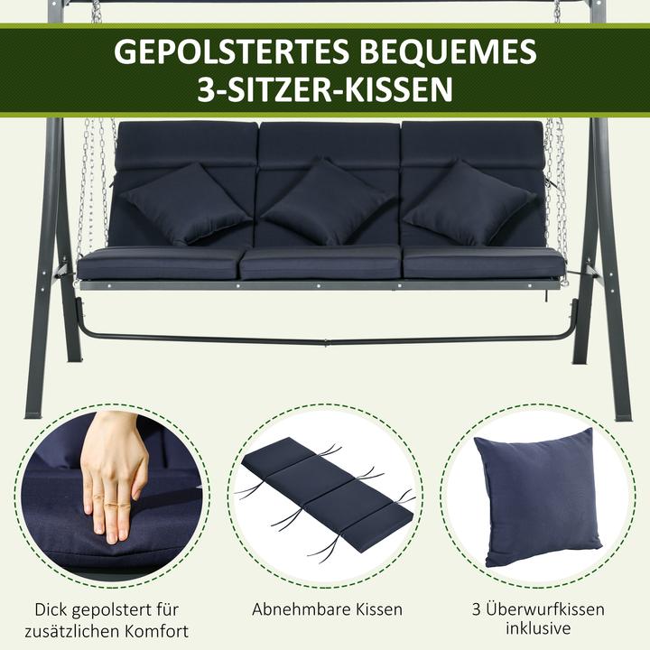Image du produit Outsunny Balançoire hollywoodienne