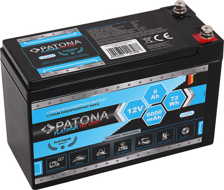Patona Batteria al platino (12 V, 6 Ah)