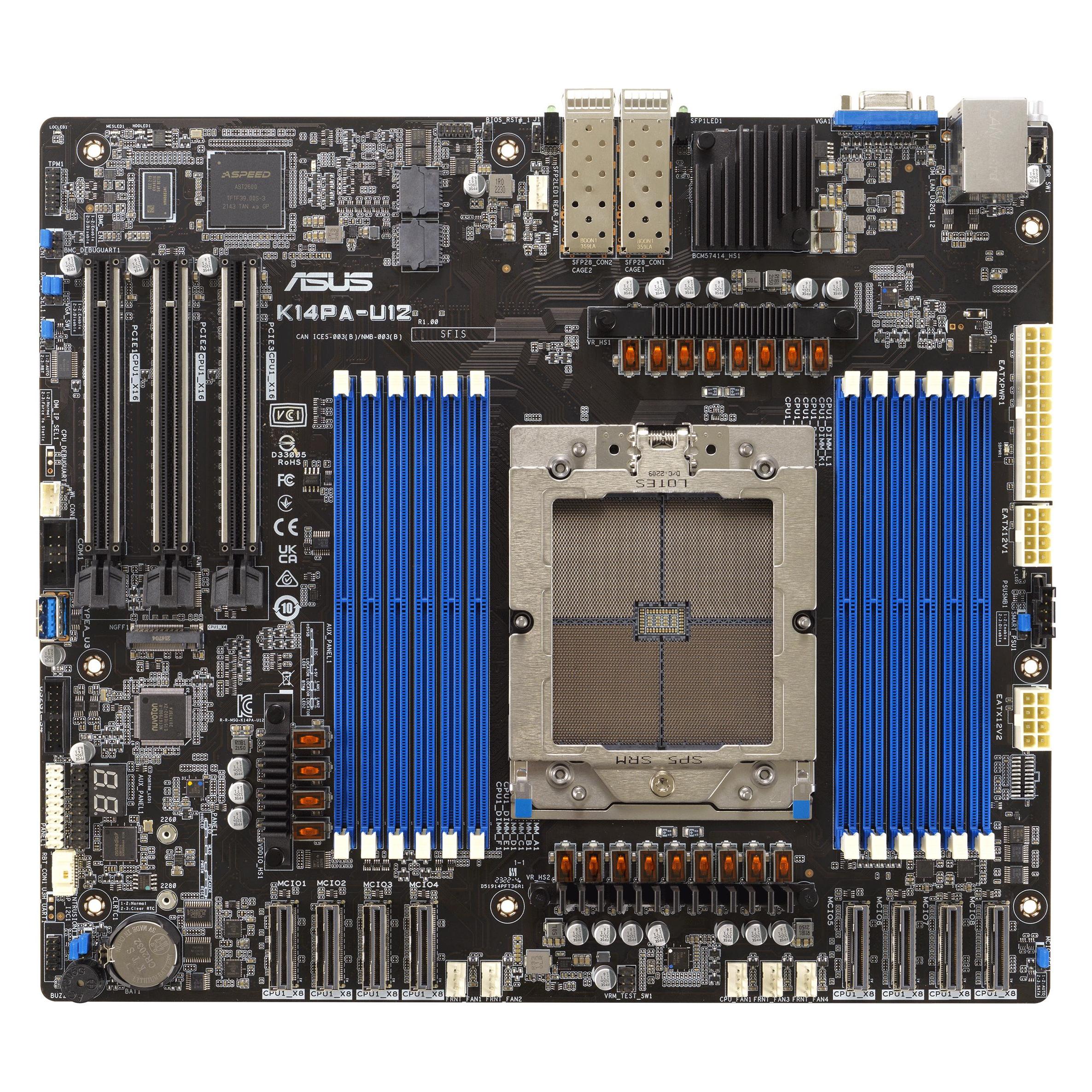 ASUS K14PA-U12 (SP5, SSI CEB), Mainboard