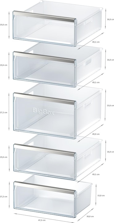 Actual product image Siemens GS51NUWDP (Stand-alone, 290 l)