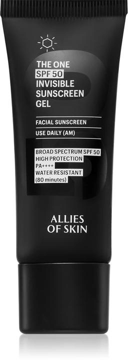 Productafbeelding Allies Of Skin Deluxe The One Spf 50 Invisible Sunscreen Gel (Zonnebrandgel, Zonnecrème, SPF 50, 20 ml)