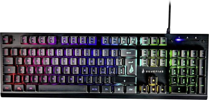 Productafbeelding SureFire Gaming KingPin X2 Wired, USB Gaming Keyboard Illuminated, Multimedia Keys Italieni (IT, Bedraad)