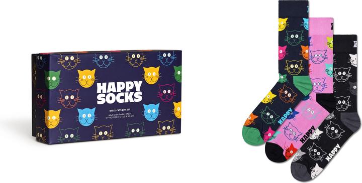 Produktbild Happy Socks Mixed Cat Gift Set (3er Pack, 36 - 40)