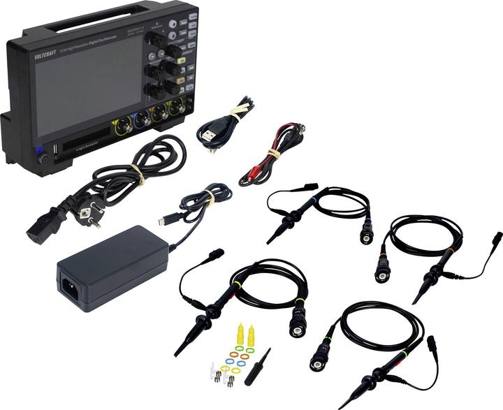 Produktbild Voltcraft DOV2504F LA Digital-Oszilloskop 250 MHz 4-Kanal 1.25 GSa/s 100 Mpts 1 (CAT II)